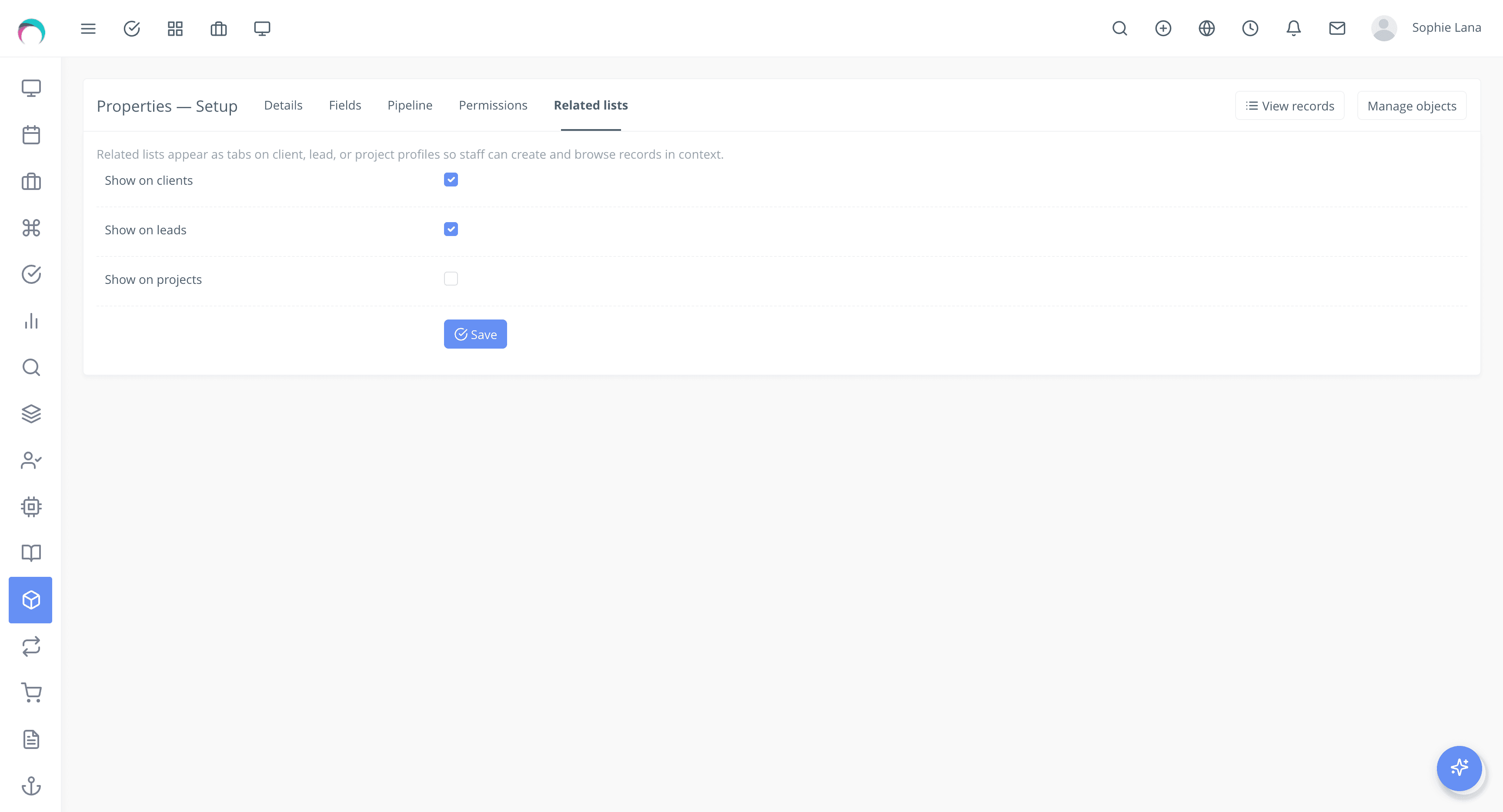Custom Objects Module for RISE CRM screenshot 13